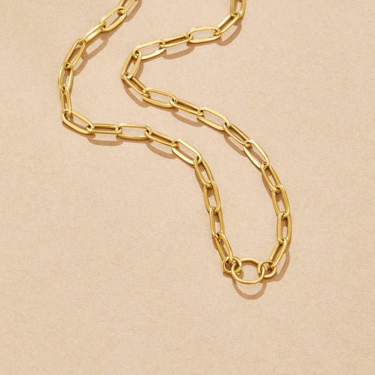 Pia Chain Link Charm Necklace