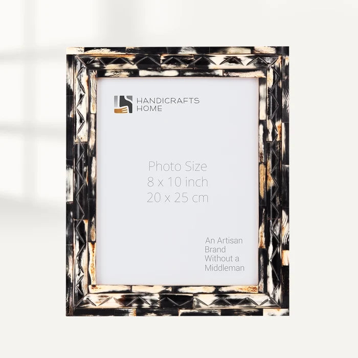 Picture Frame Artisan Voodoo Collection Horn Inlay Brown – 3 Sizes