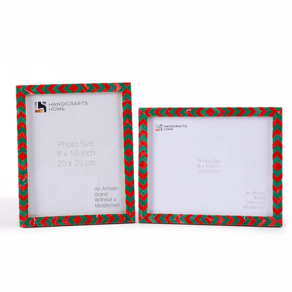 Handmade Picture Frame Lisbon Gems Collection Resin Inlay Multi-Color – 3 sizes