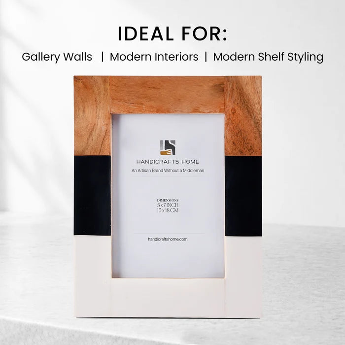 Picture Frame Mondrian Maple Pattern Collection – 4x6, 5x7