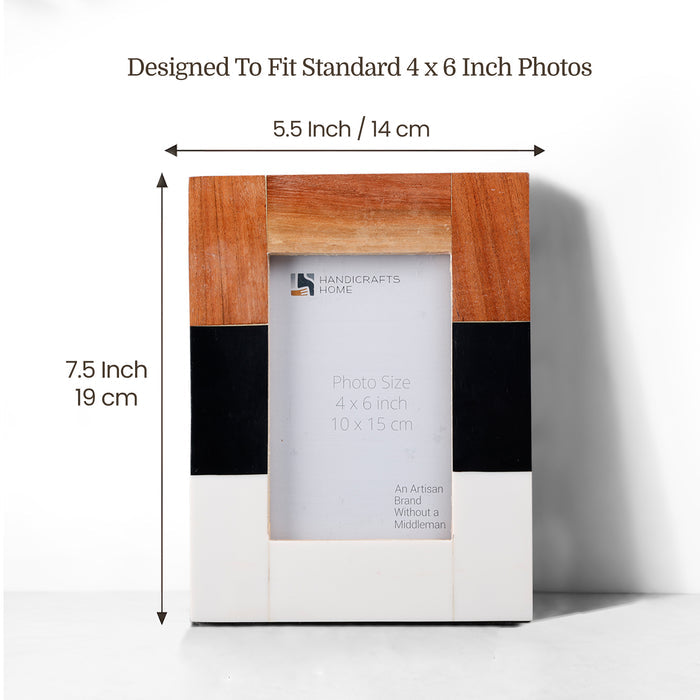 Picture Frame Mondrian Maple Pattern Collection – 4x6, 5x7