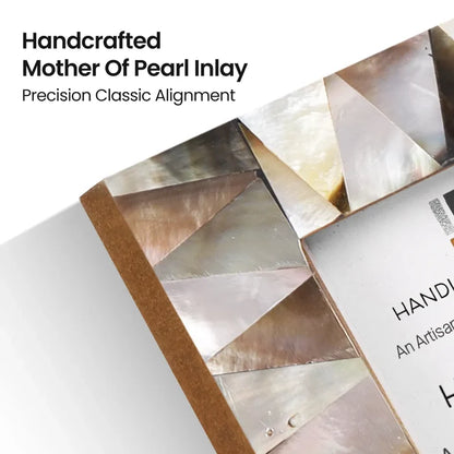 Picture Frame Pearlescent Ebony Collection Mother of Pearl Black – 3 Sizes