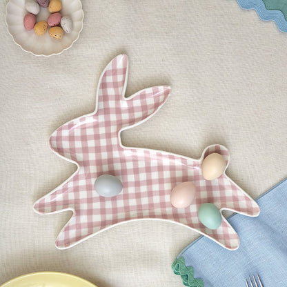 Porcelain Bunny Plates (Set of 2)