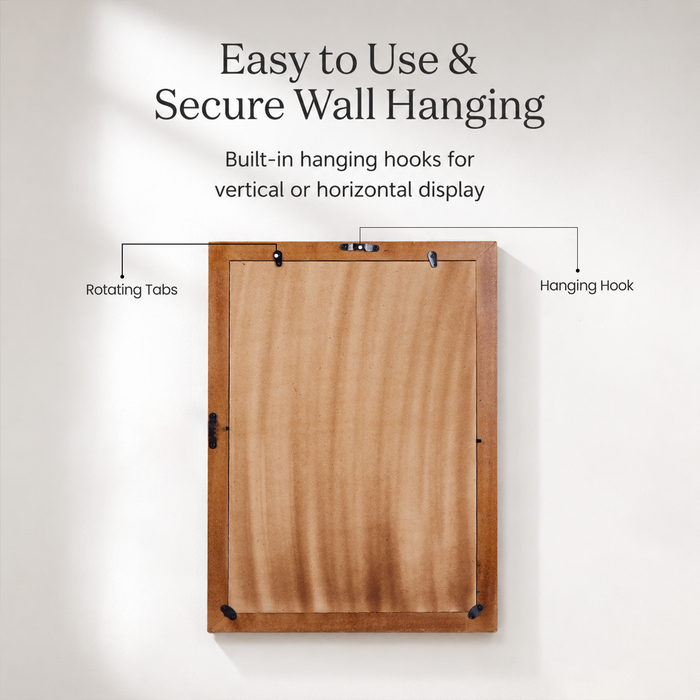 Handmade Poster Frame Classic Blue Bone Inlay, 20 Sizes, for wall display