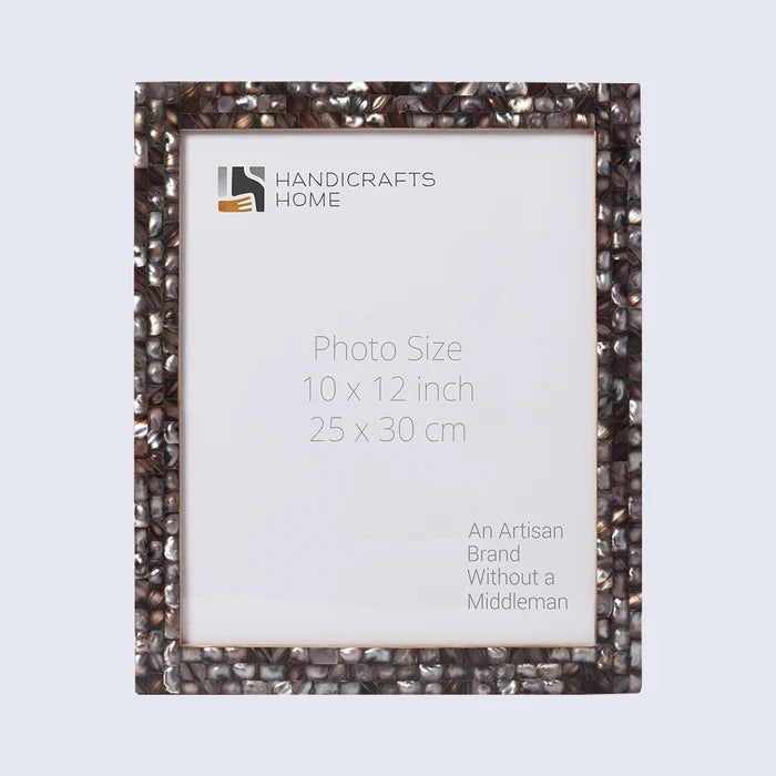 Handmade Poster Frame Mother of Pearl Collection, Grey, 20 Sizes, for wall display