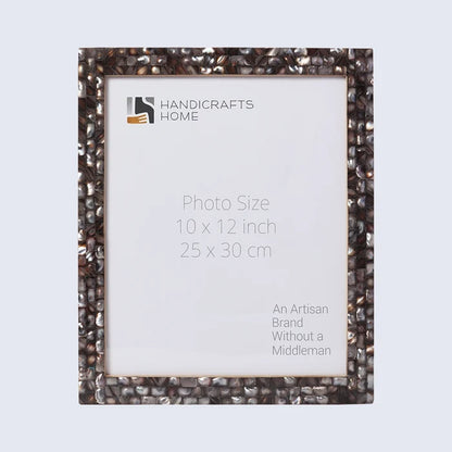 Handmade Poster Frame Mother of Pearl Collection, Grey, 20 Sizes, for wall display