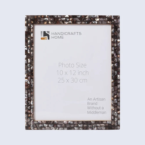 Handmade Poster Frame Mother of Pearl Collection, Grey, 20 Sizes, for wall display