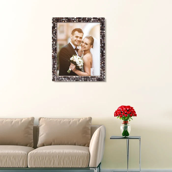 Handmade Poster Frame Mother of Pearl Collection, Grey, 20 Sizes, for wall display