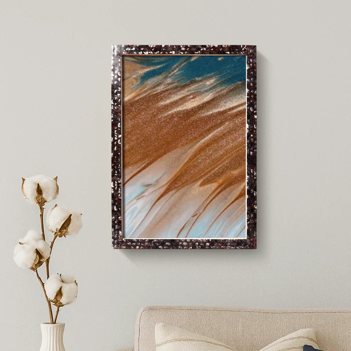 Handmade Poster Frame Mother of Pearl Collection, Grey, 20 Sizes, for wall display
