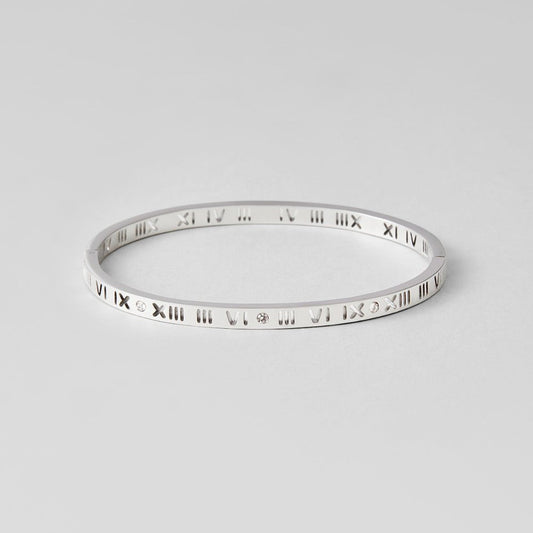 Roman Silver Bangle