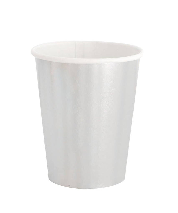 Silver Party Cup- 8 oz.