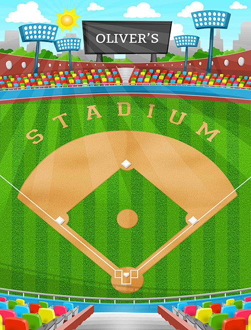 Small Baseball Play Blanket