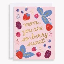 So Berry Sweet Gold Foiled Mother's Day Card