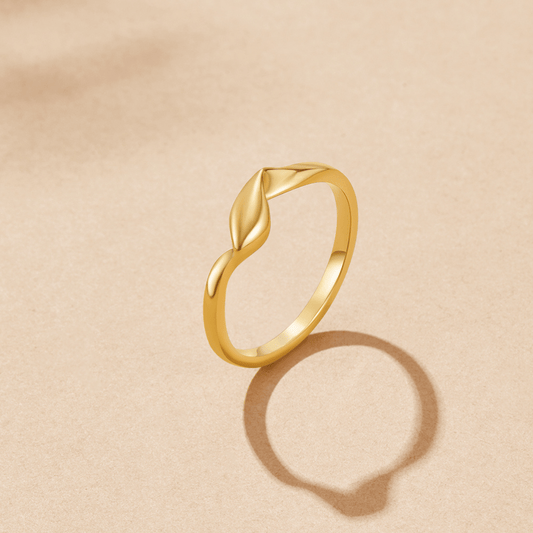 Twisted Athena Gold Ring