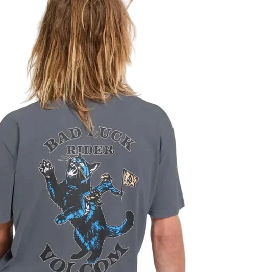 Volcom Bad Luck T-Shirt - Storm Blue