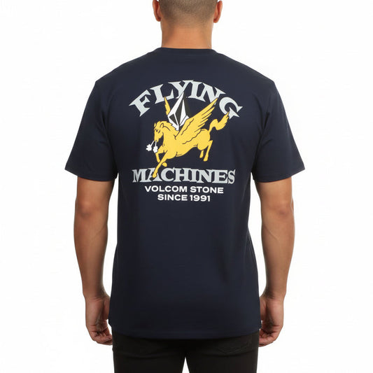 Volcom Flying Machine T-Shirt - Marine