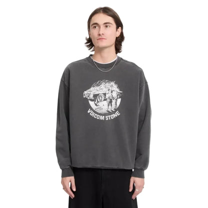 Volcom Lifer Crew - Washed Black