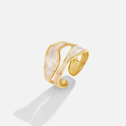 Wave Sahara Gold Ring
